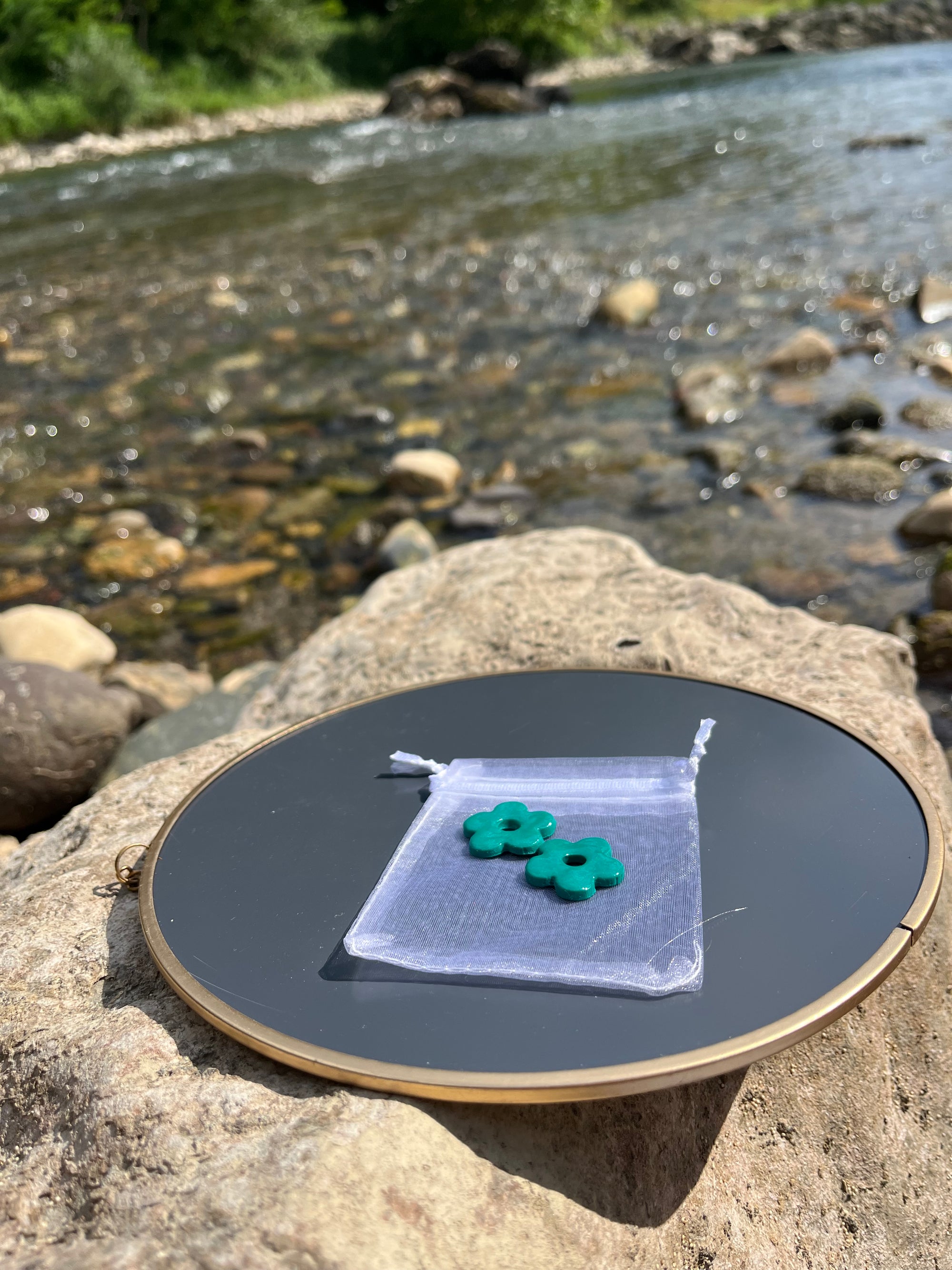 🌿 Pampilles "Vert Émeraude"