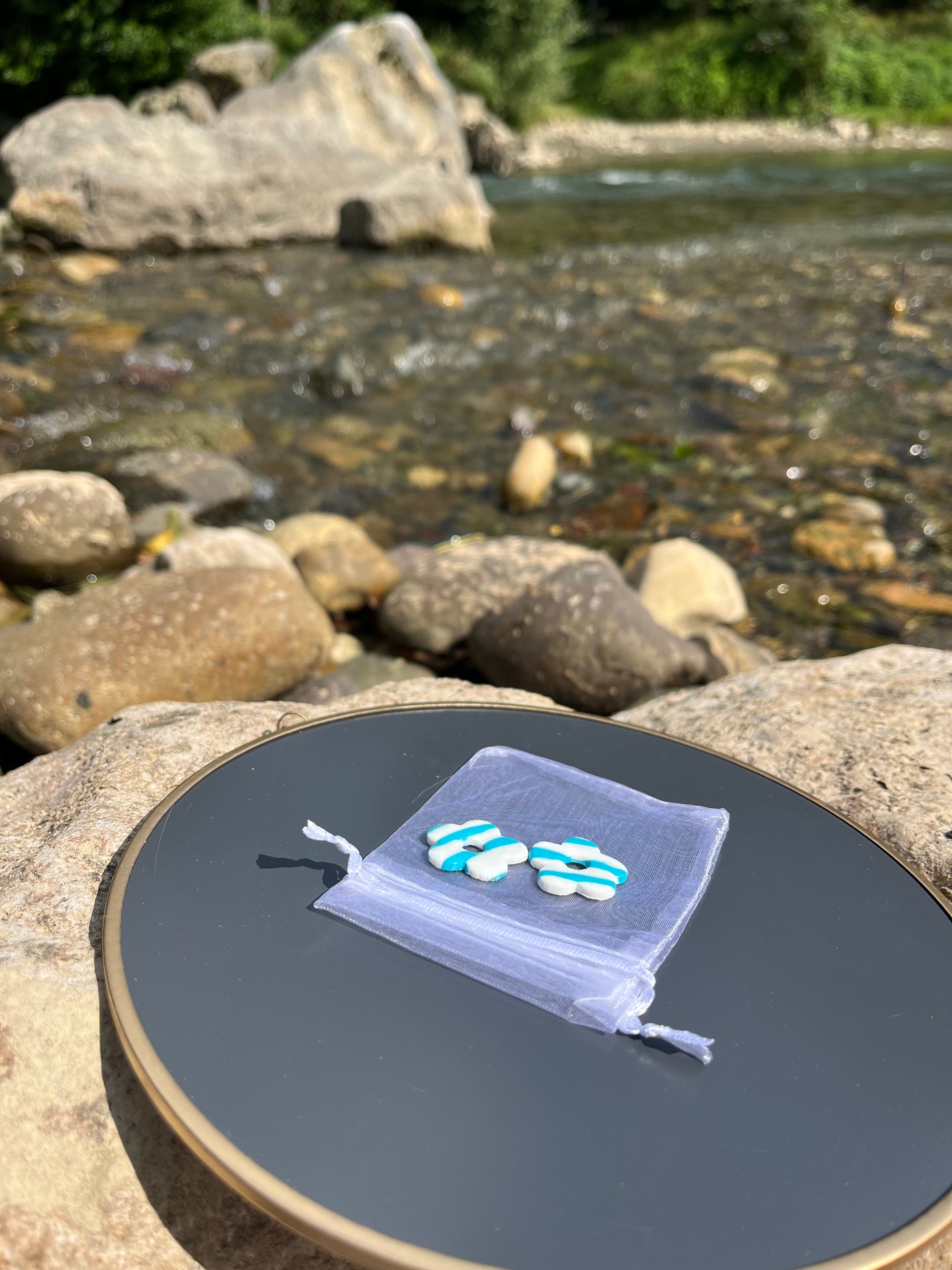 🌸 Pampilles "Bleu Riviera"